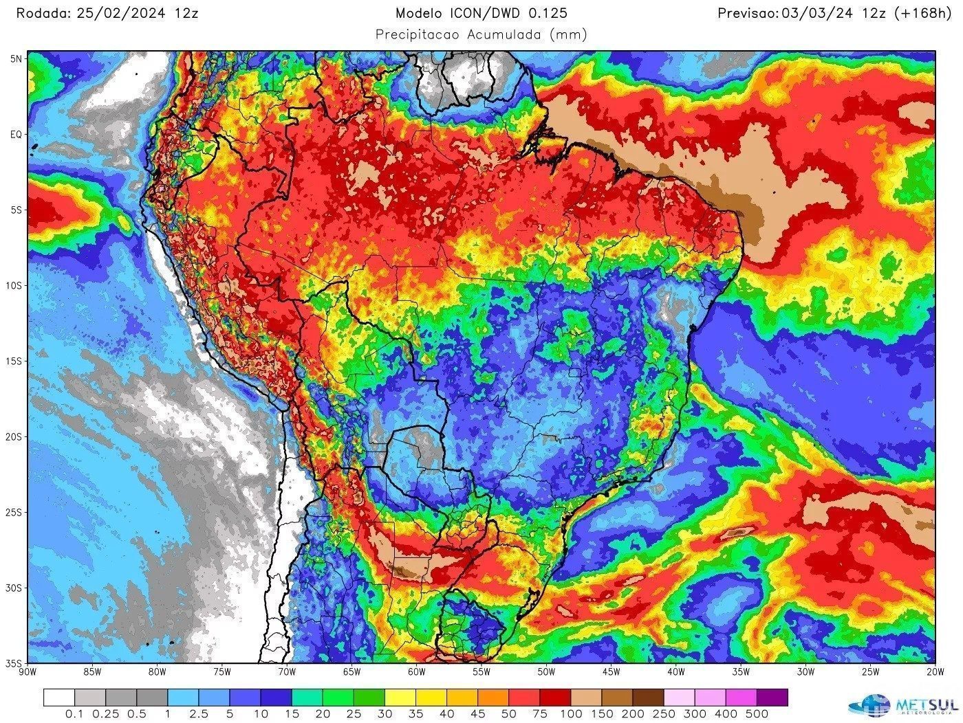 Última semana do mês tem chuva prevista no Estado