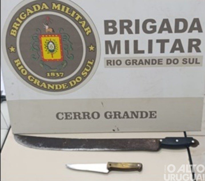 Homem é preso por ameaça em Cerro Grande