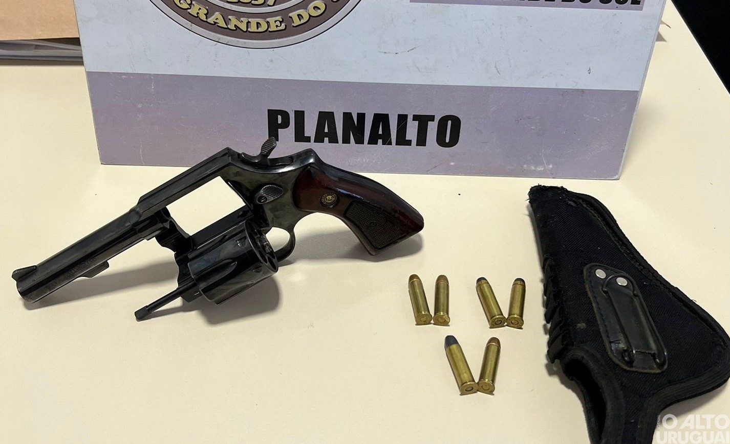 Brigada Militar prende homem por porte ilegal de arma de fogo em Planalto