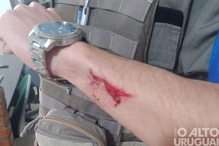 Policial militar é ferido por eleitor em Cerro Grande