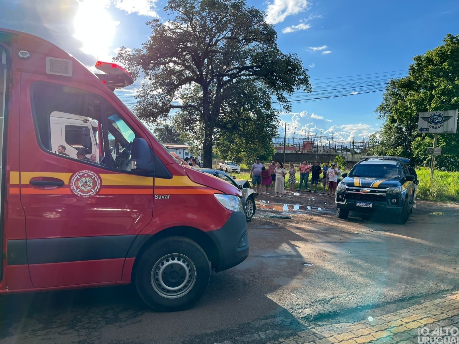 Colisão entre três veículos deixa uma pessoa morta e três feridas em Frederico Westphalen