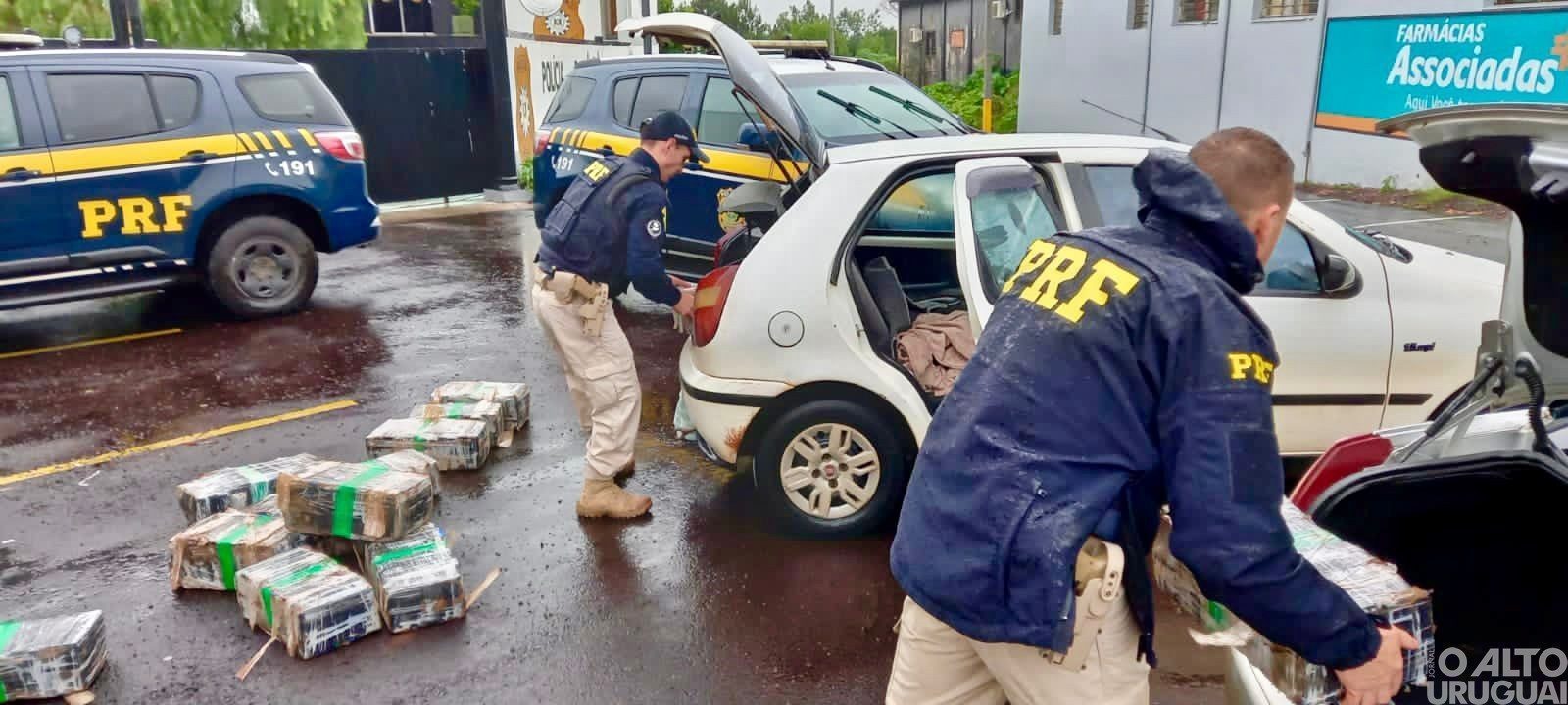 Homem é preso com 50 quilos de maconha
