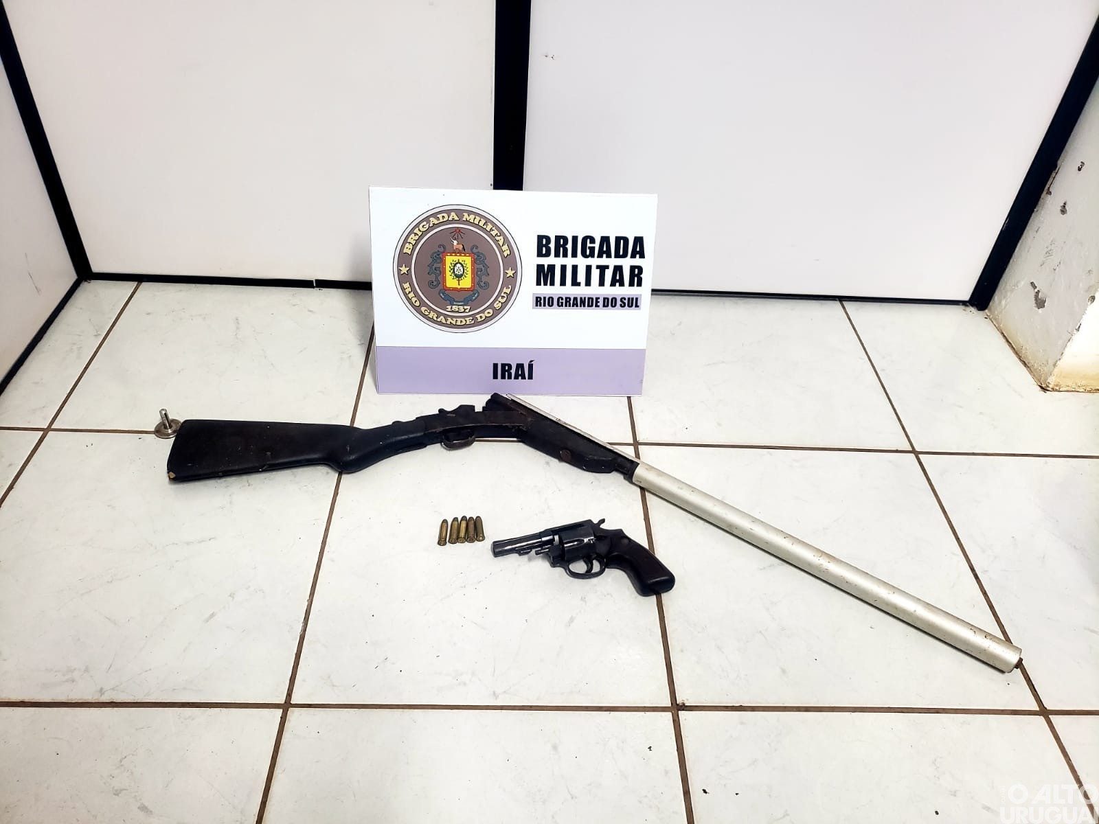 Homem é preso por porte ilegal de arma em Iraí