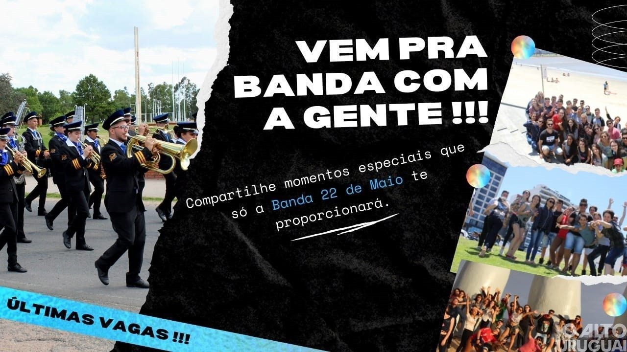 Palmitinho: Banda 22 de Maio abre vagas para novos componentes