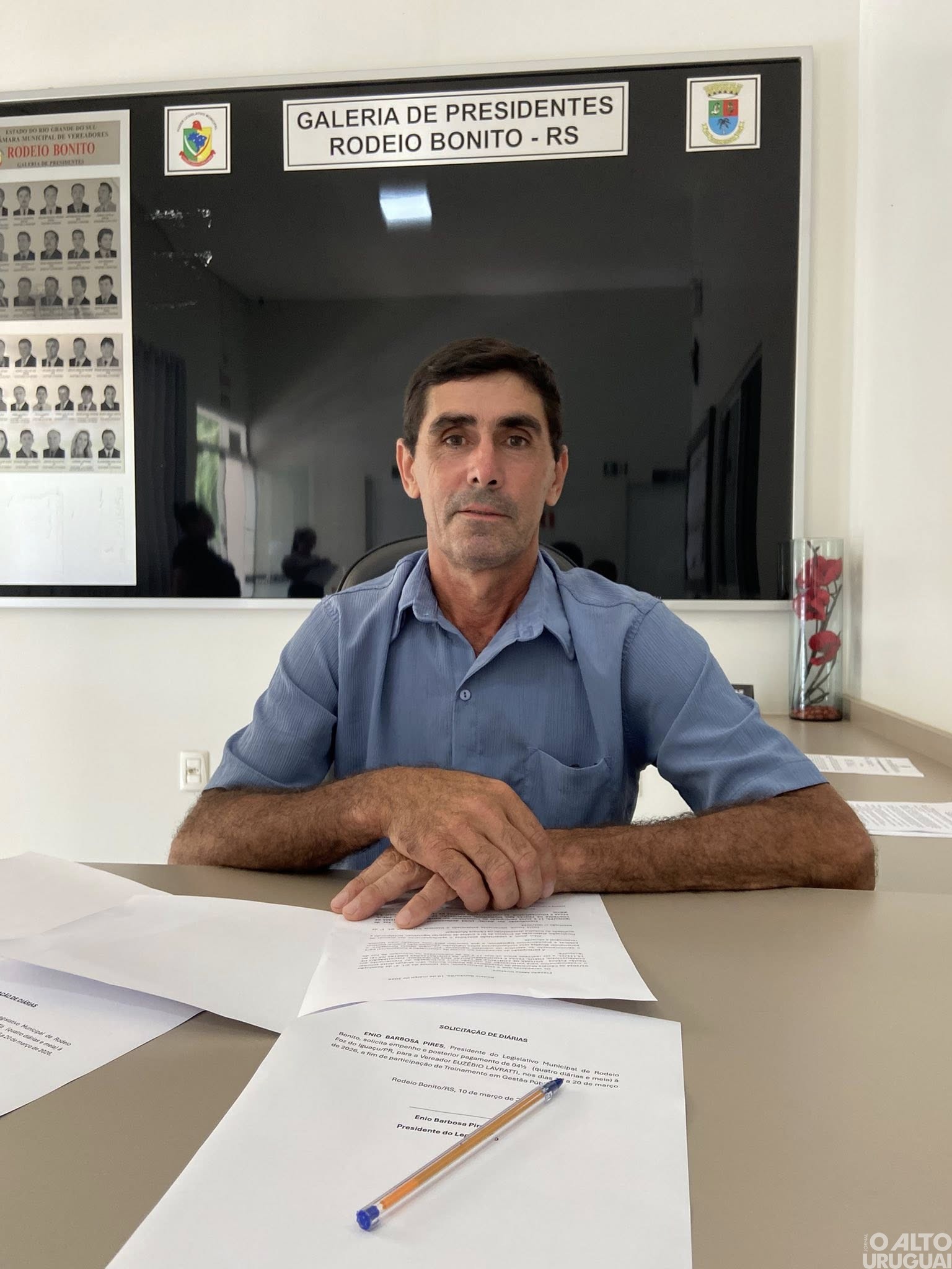 Presidente do Legislativo assume Prefeitura de Rodeio Bonito