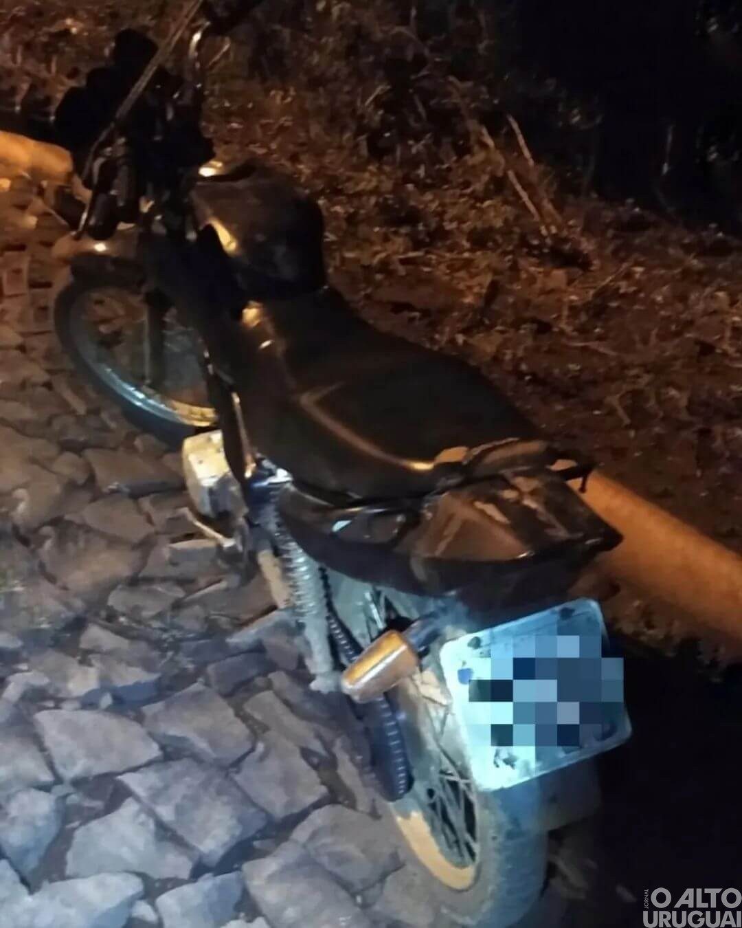 Motocicleta furtada é recuperada pela BM em Alpestre