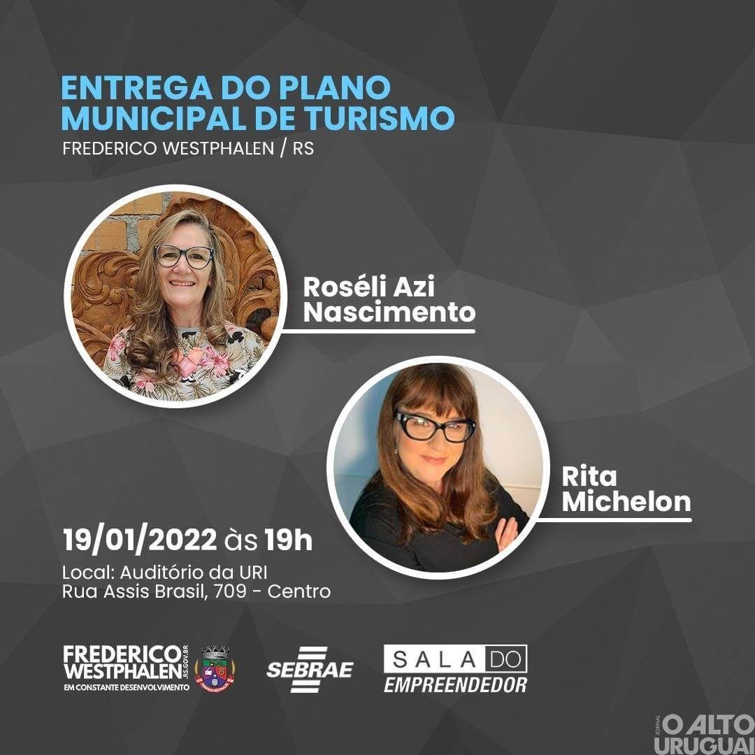 FW: Plano Municipal de Turismo será entregue nesta quarta-feira