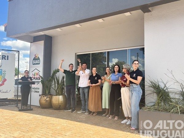 Seberi inaugura novo Cras e garante mais de R$ 1,3 milhão em investimentos