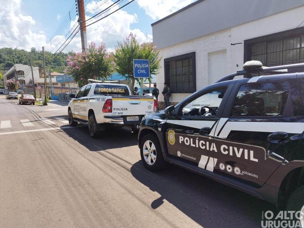 Polícia Civil e BM cumprem mandado de prisão em Iraí