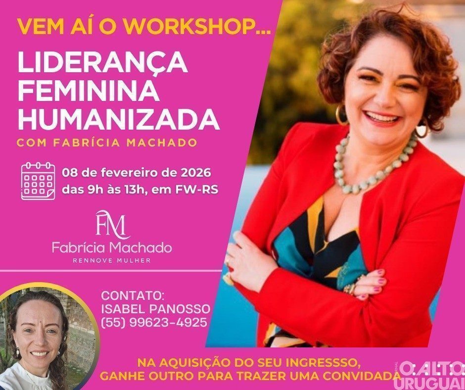 Workshop “Liderança Feminina Humanizada” será realizado em FW