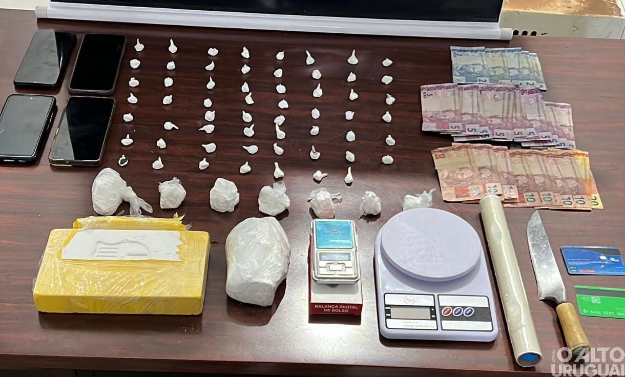 Operação conjunta prende mulher por tráfico de drogas em Iraí
