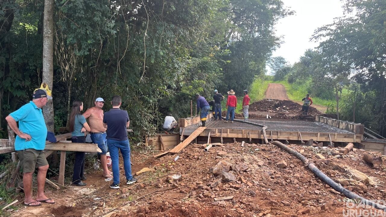 Obras da nova ponte no Distrito de Castelinho estão quase concluídas