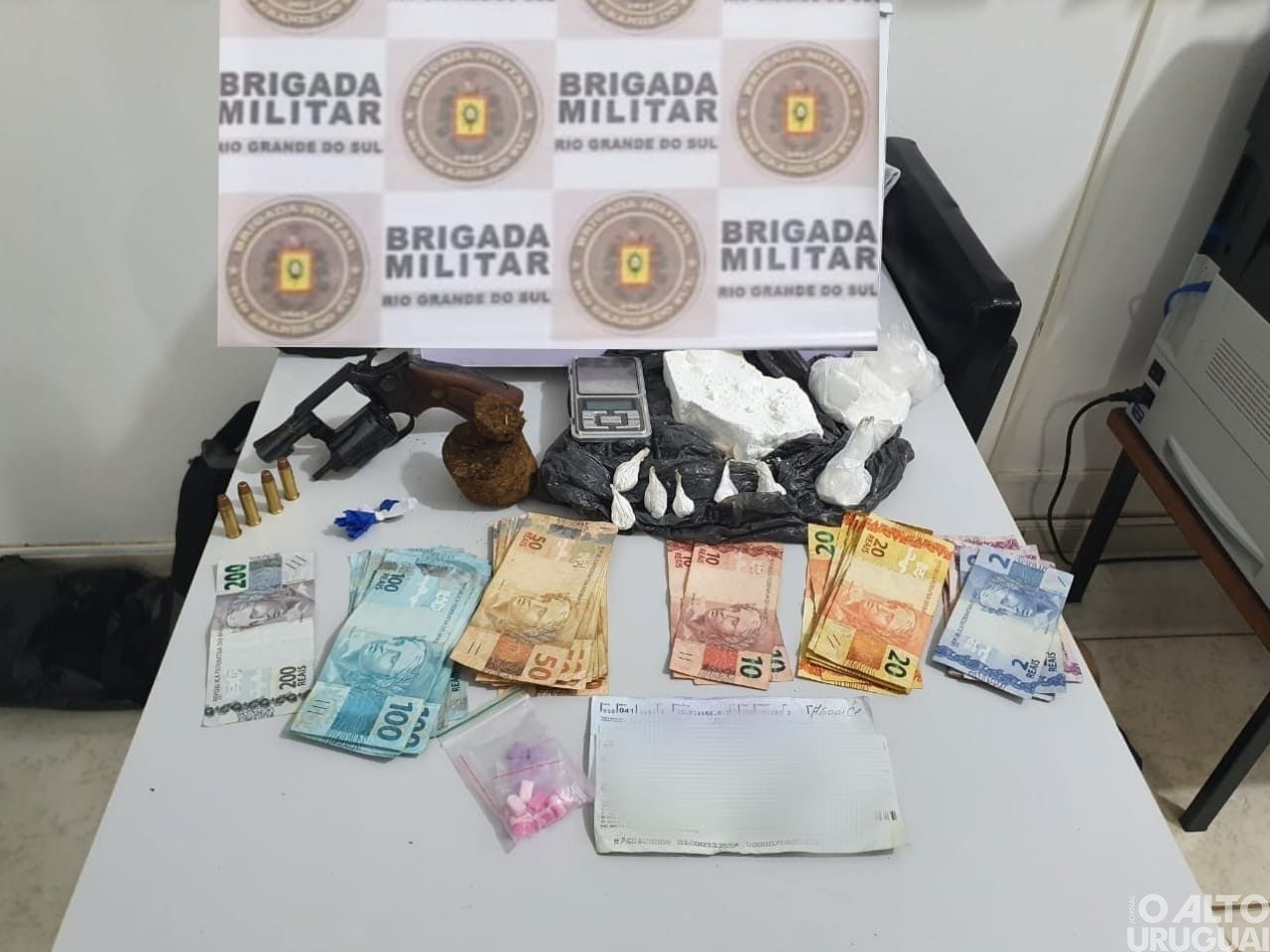Brigada Militar prende homem por tráfico de drogas em Ametista do Sul