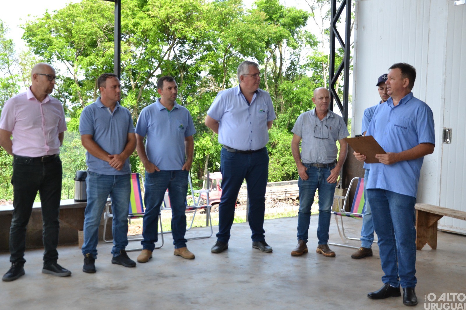 Ato simbólico marca a abertura oficial da colheita da uva em Ametista do Sul