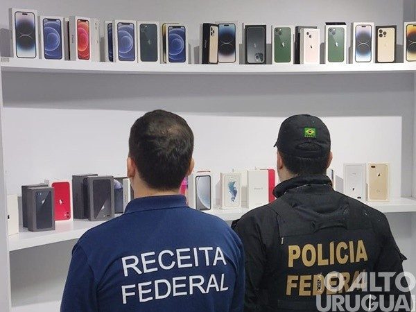 Cinco pessoas são presas em FW por comércio ilegal de eletrônicos