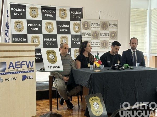 Operação conjunta resulta em cinco prisões em FW