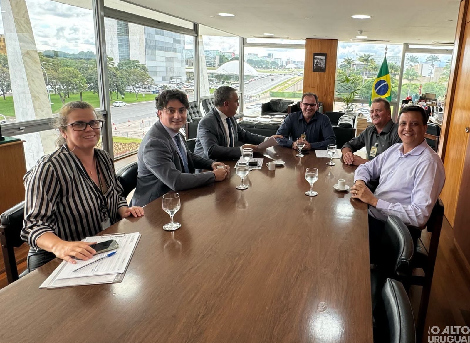 Prefeito e presidente do Legislativo de Cerro Grande cumprem agenda em Brasília