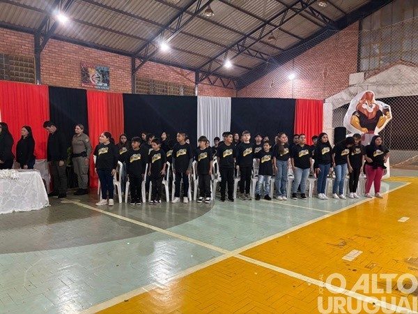 Realizada formatura do Proerd de Dois Irmãos das Missões