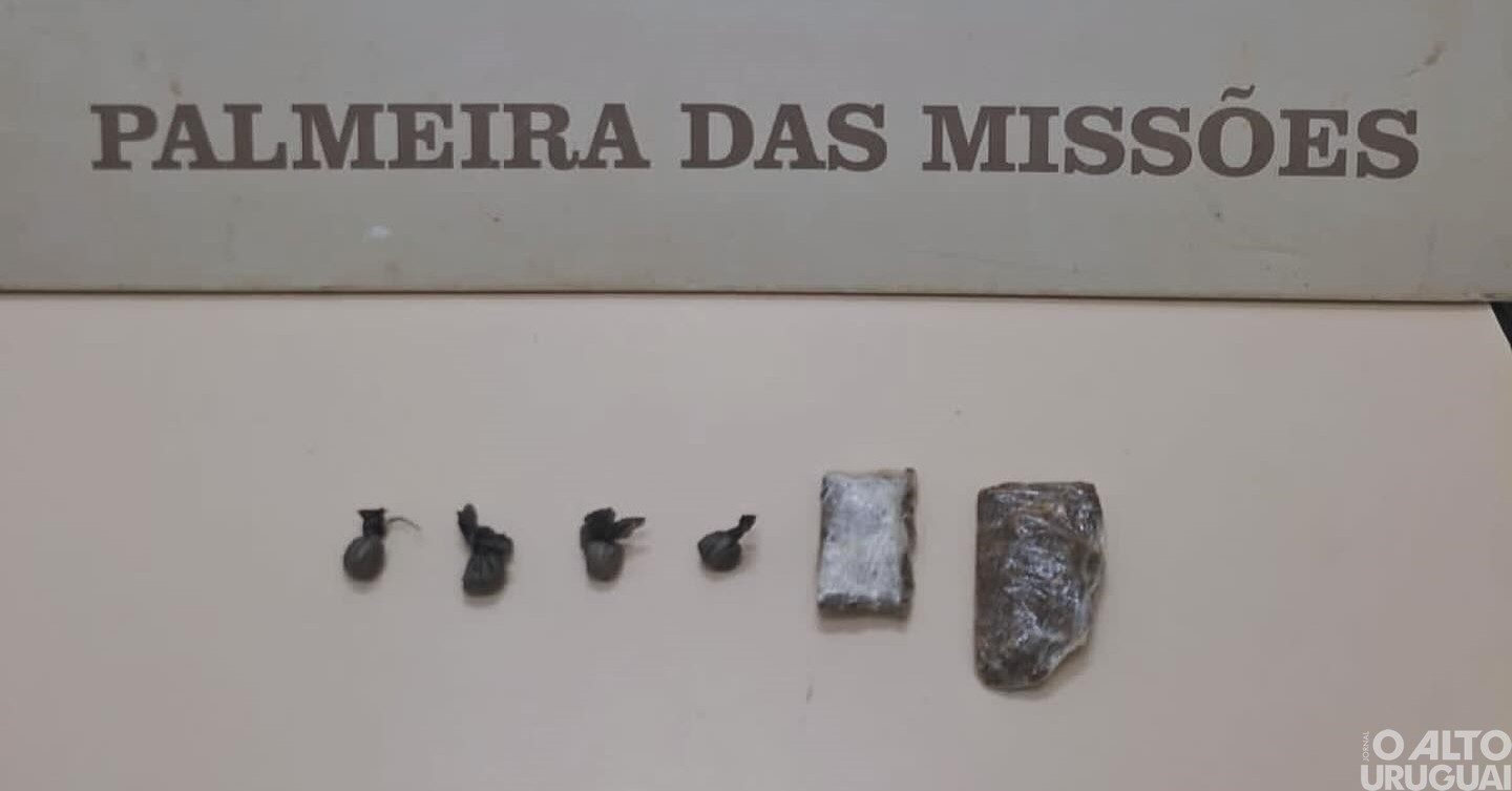 Homem é preso por tráfico de drogas em Palmeira das Missões