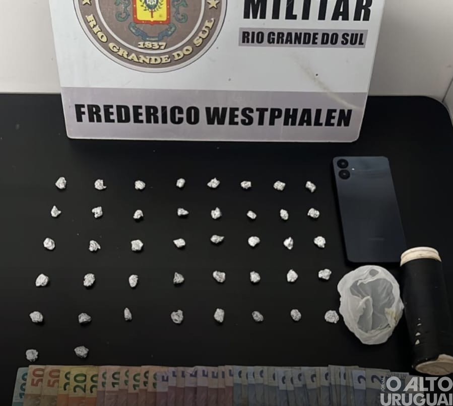 Homem é preso em Frederico Westphalen pela Brigada Militar