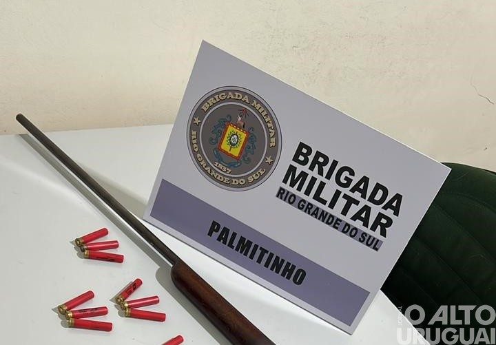 Homem é preso por posse ilegal de arma em Palmitinho