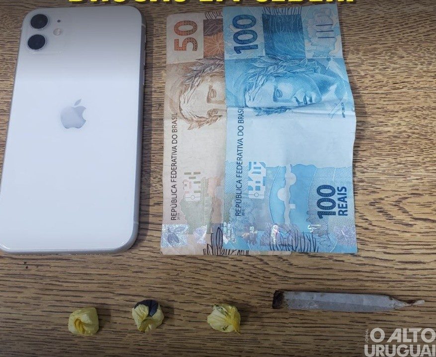 BM prende jovem por tráfico de drogas em Seberi