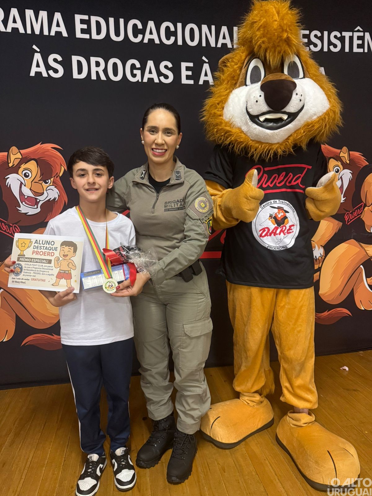 BM realiza formatura do Proerd em Frederico Westphalen