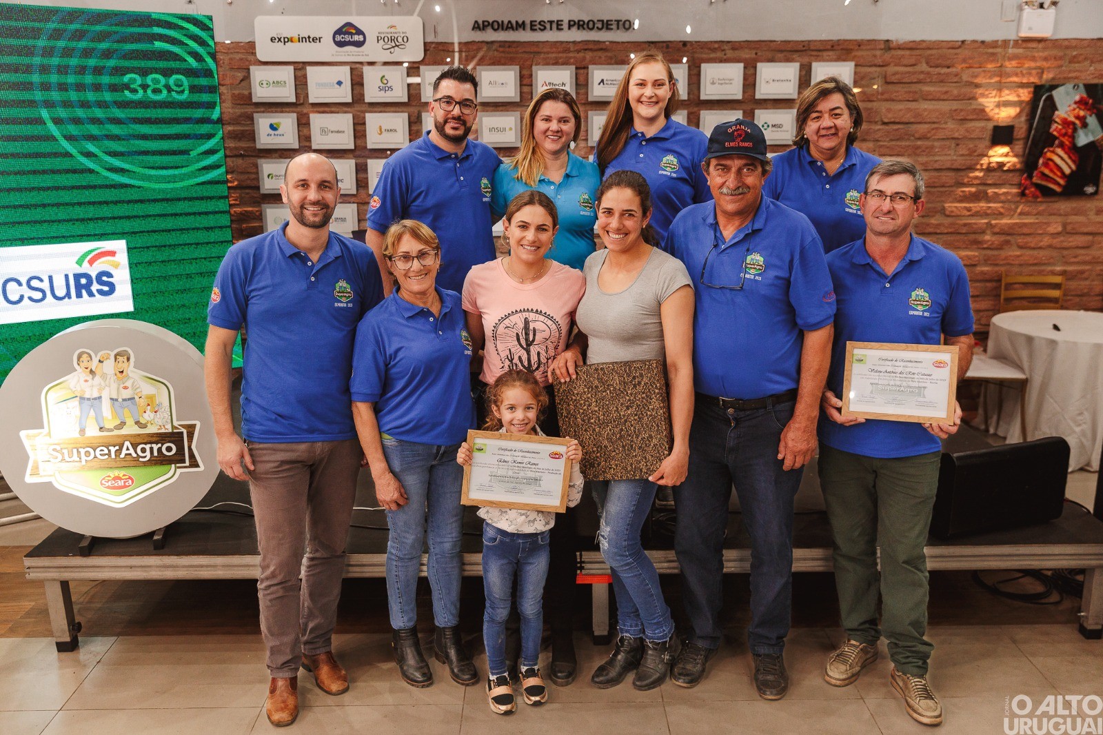 SuperAgro: melhores produtores de suínos são premiados durante a Expointer