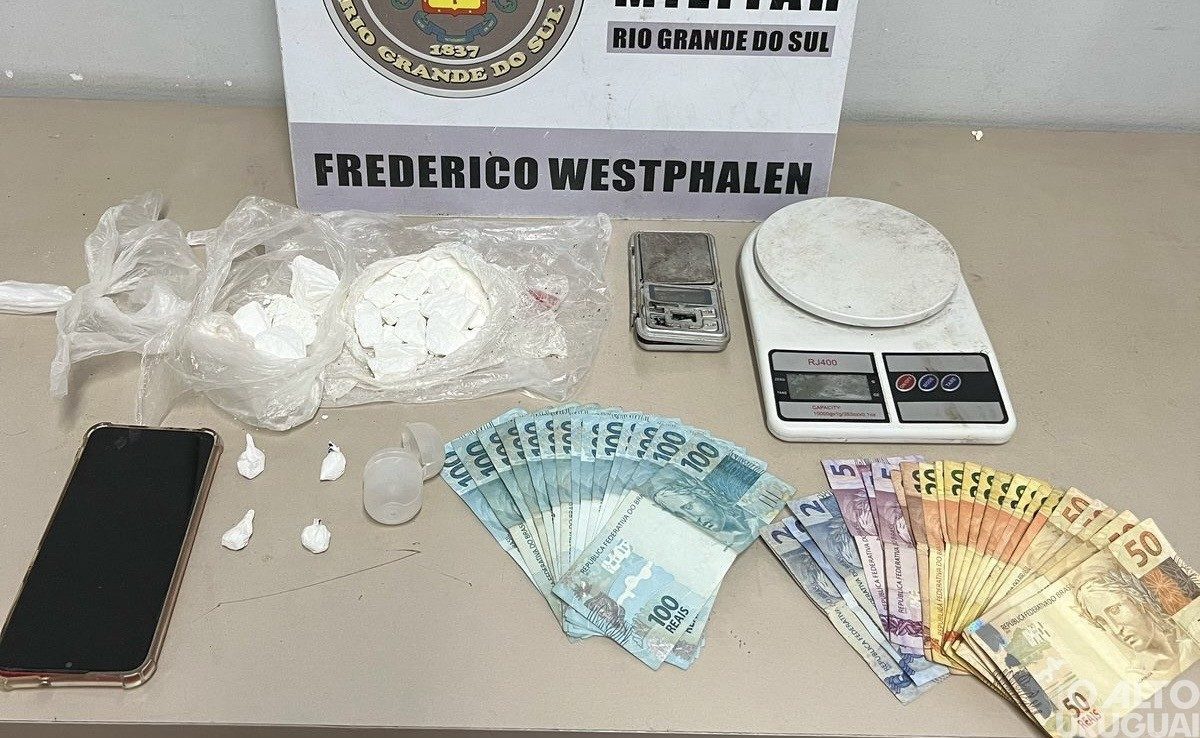 Brigada Militar prende homem por tráfico de drogas em FW