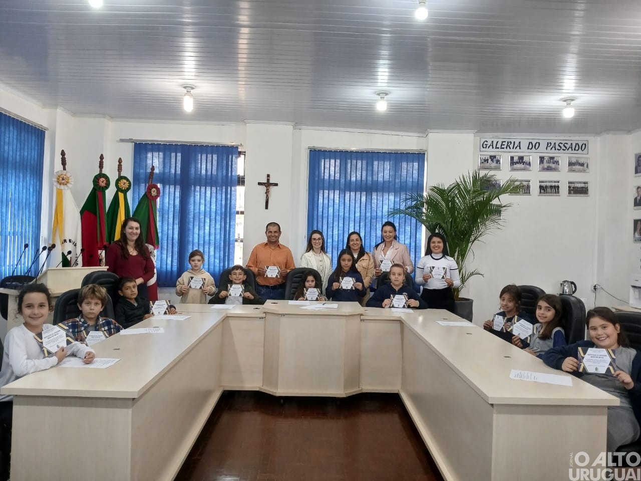 Alunos conhecem funcionamento do Legislativo de Taquaruçu do Sul