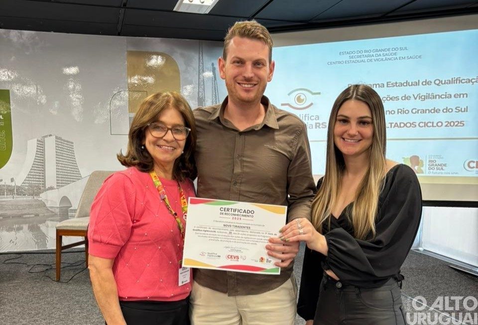 Novo Tiradentes recebe certificado no 1º Ciclo do Qualifica Vigilância RS