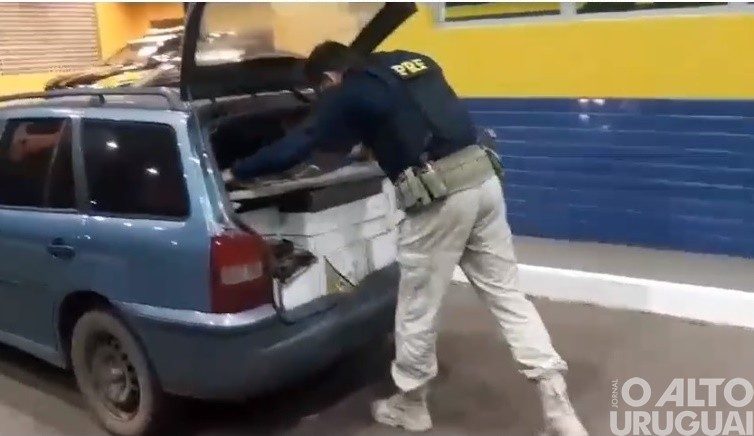 PRF apreende carga de bebidas importadas ilegalmente