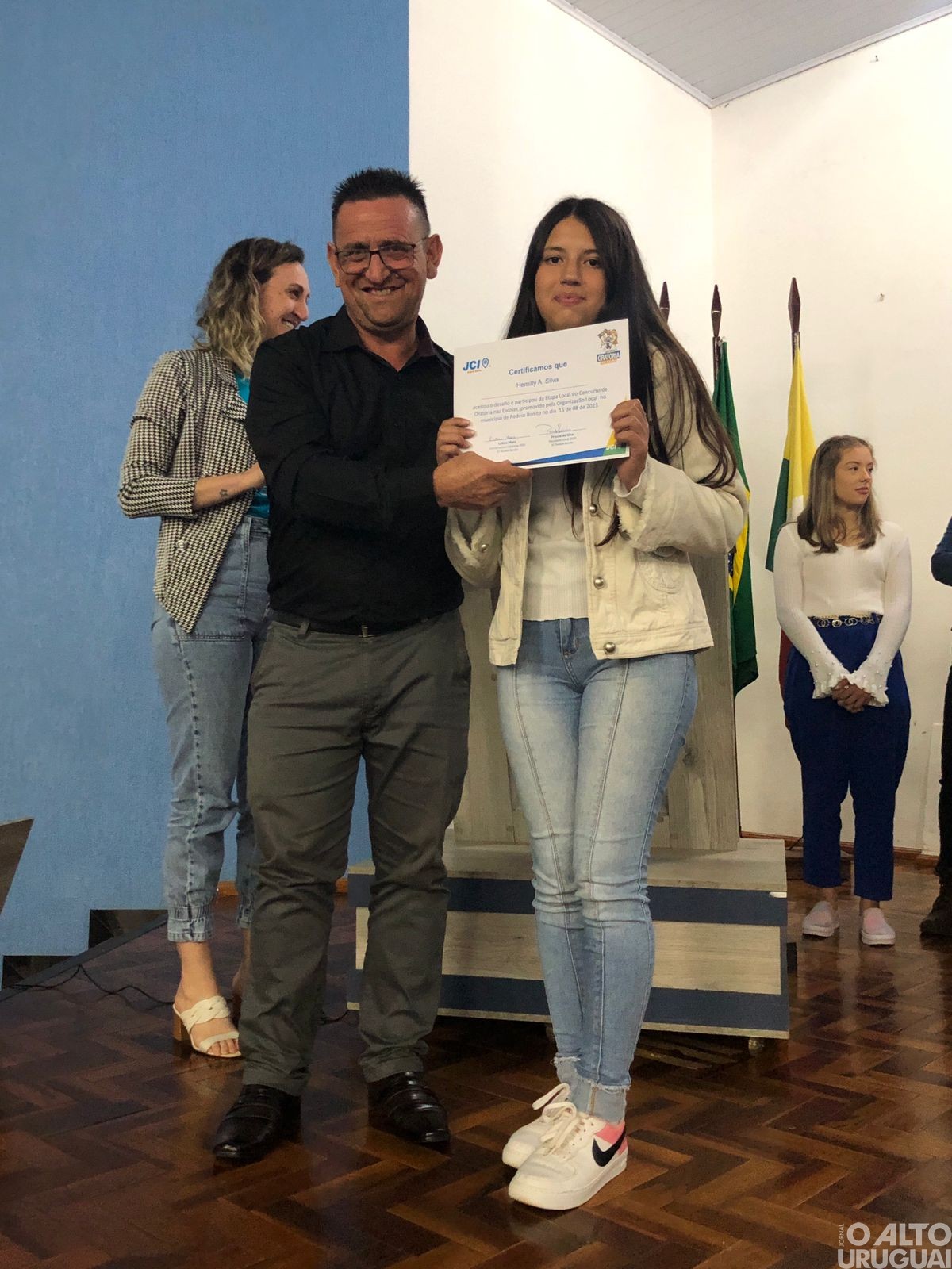 Estudantes de Rodeio Bonito participam da final do Concurso de Oratória nas Escolas