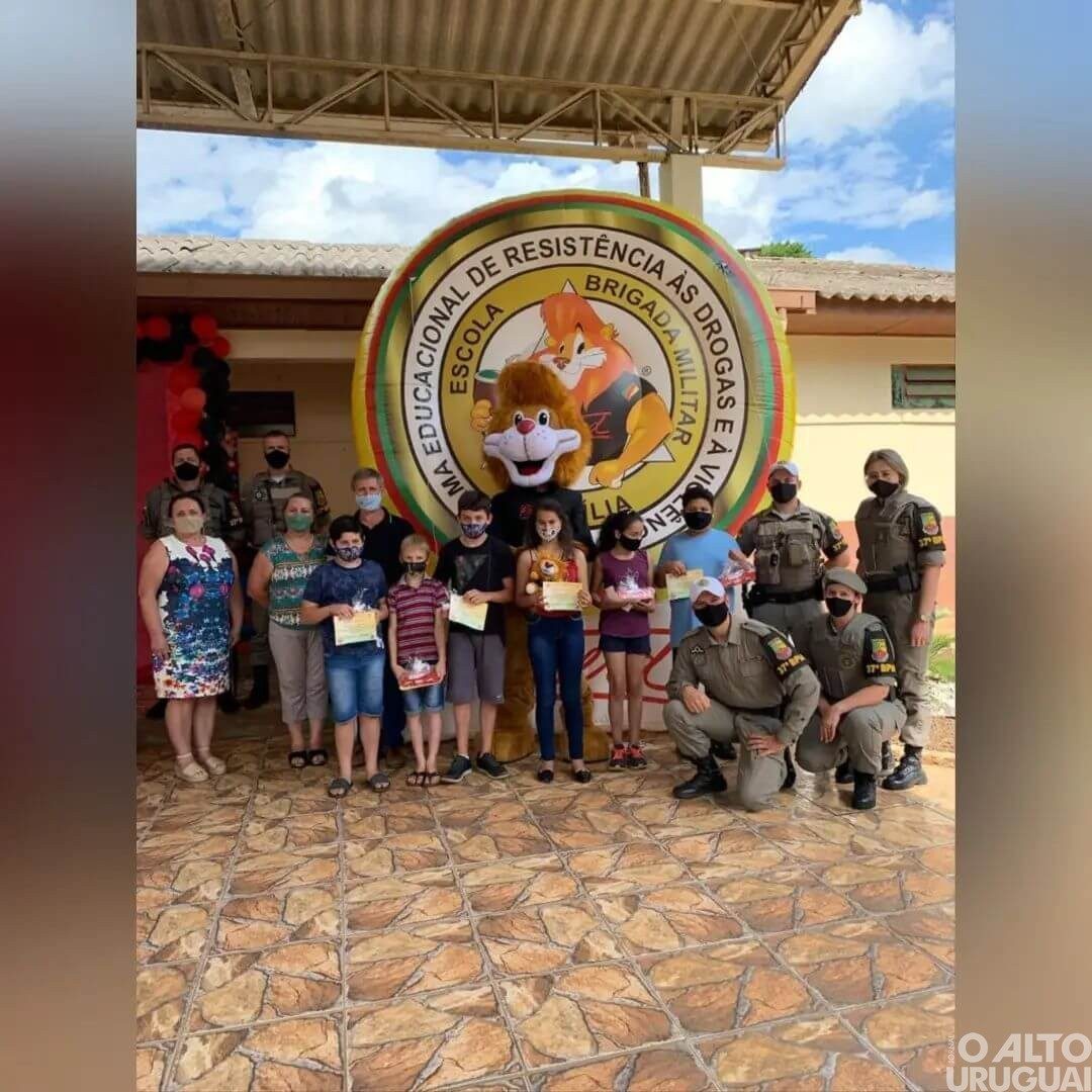 Nova turma do Proerd é formada em Cristal do Sul
