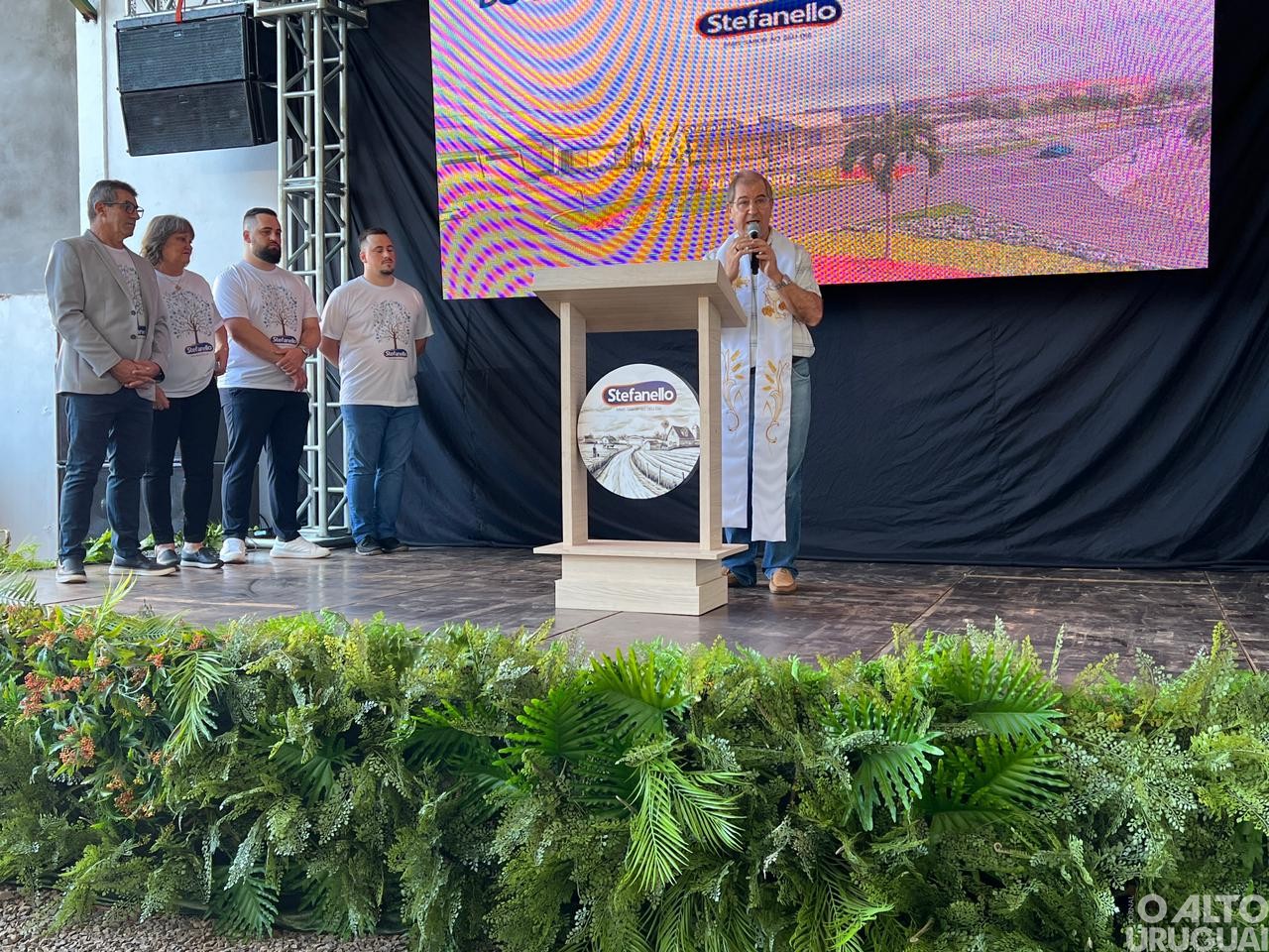 Entrega da revitalização do trevo é realizada em Rodeio Bonito