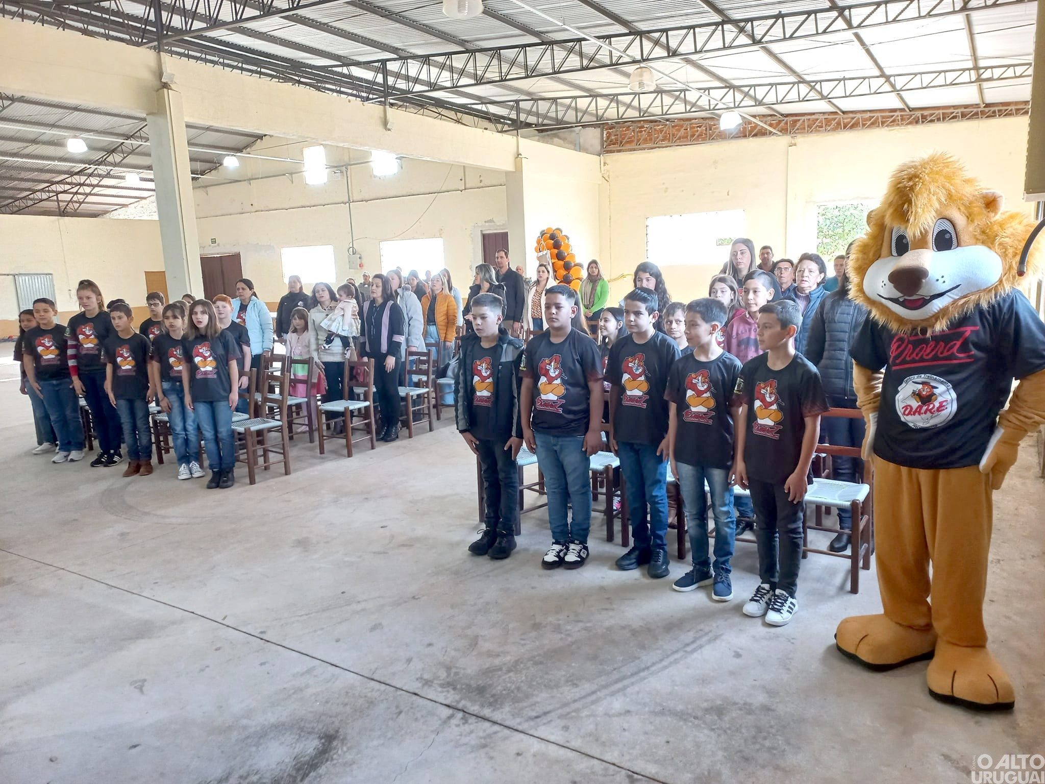 Alunos de Boa Vista das Missões se formam em curso do Proerd