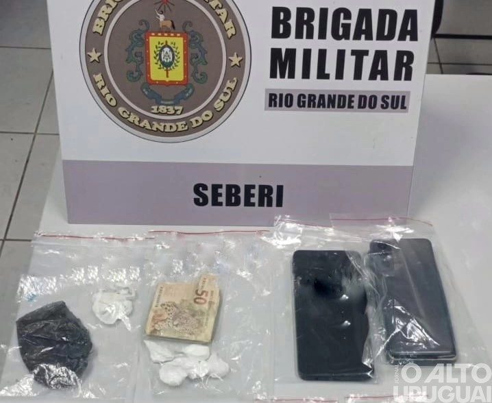 BM prende dupla por tráfico em Seberi