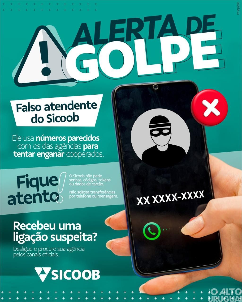 Sicoob chama atenção para golpe aplicado por falsos atendentes