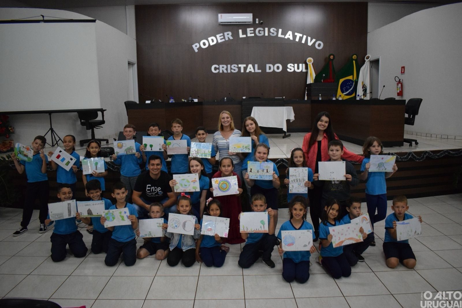 UFSM/FW leva educação ambiental e coleta seletiva a escolas do Médio Alto Uruguai