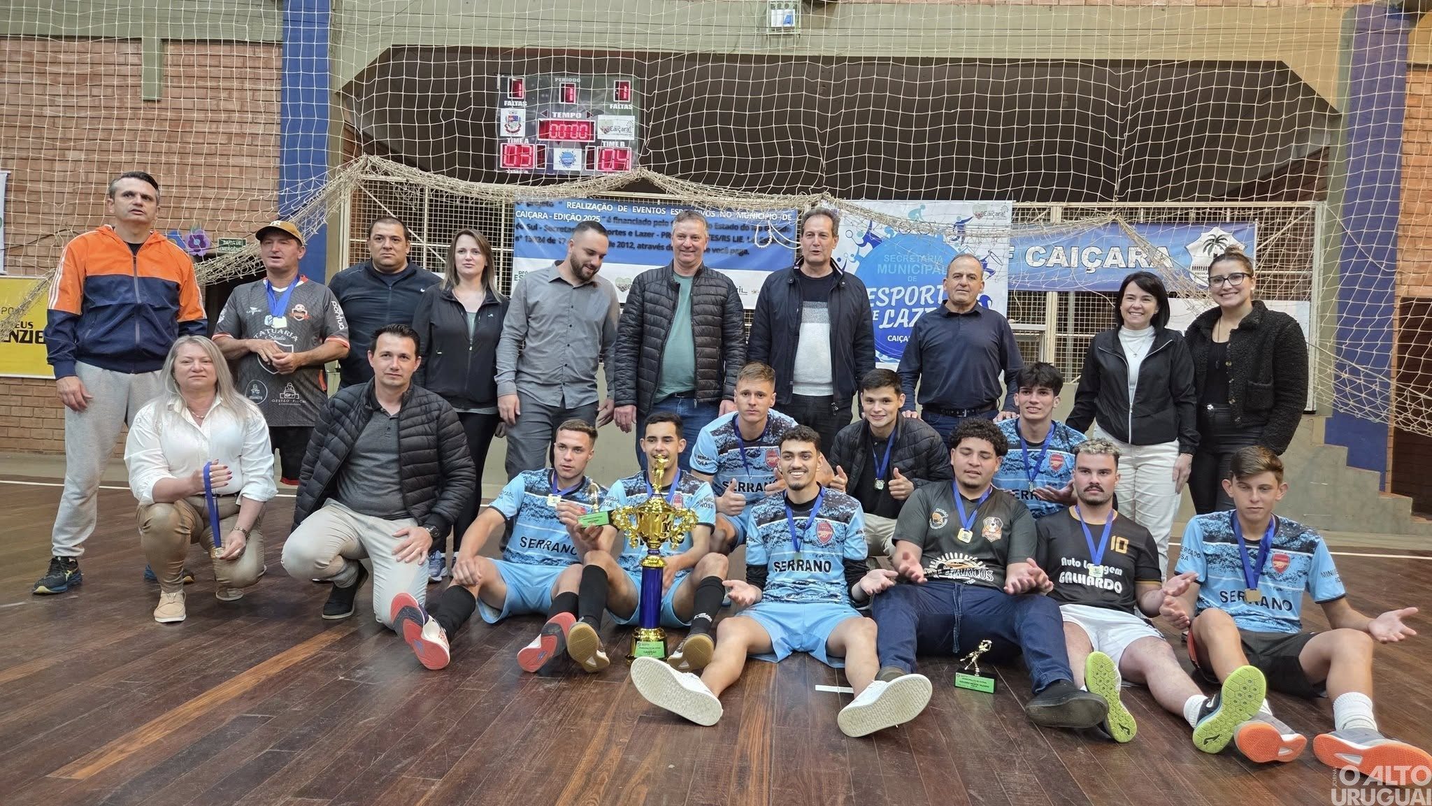 Definidos os campeões do Municipalito de Futsal em Caiçara