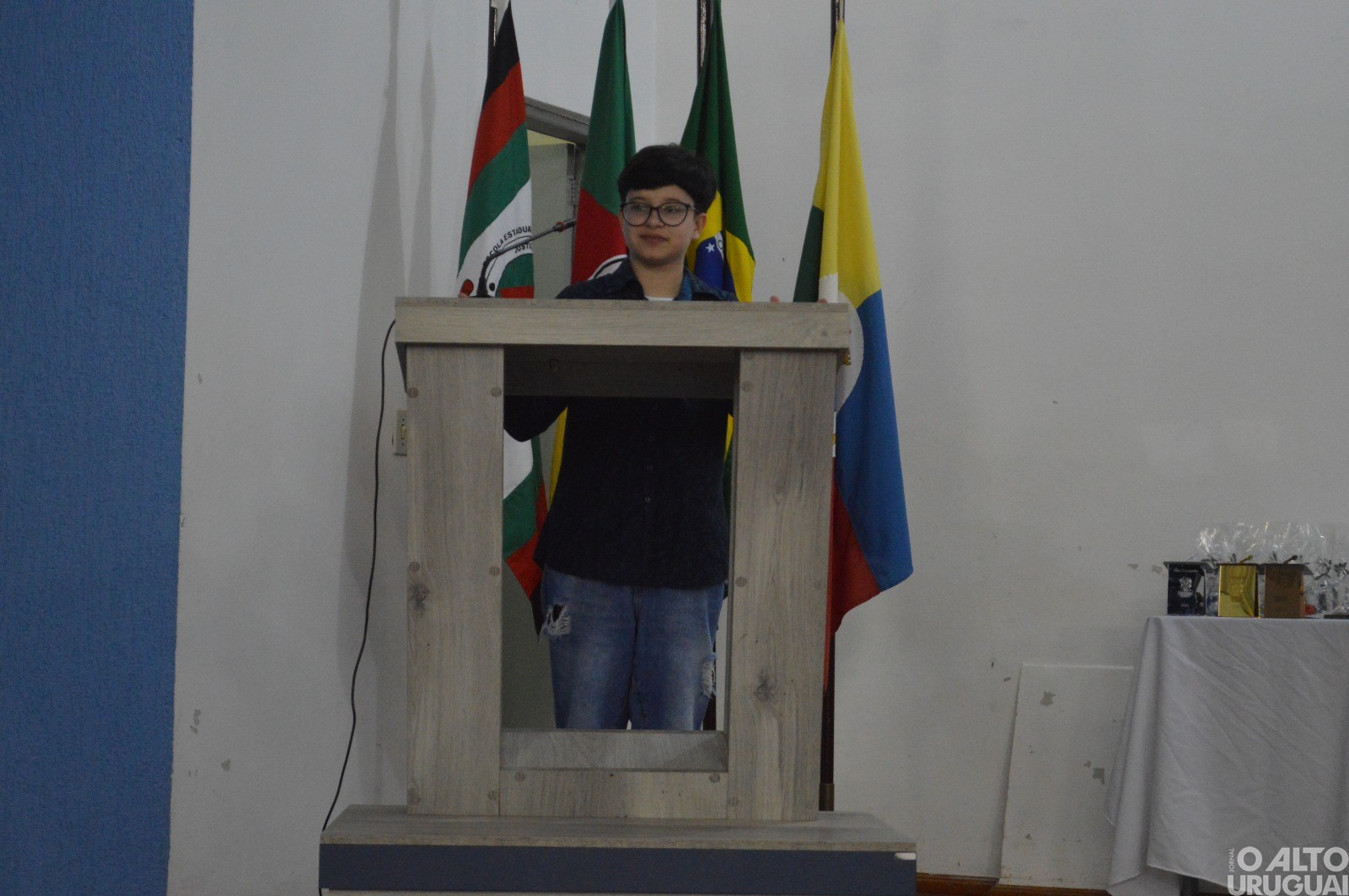 Estudantes de Rodeio Bonito participam da final do Concurso de Oratória nas Escolas