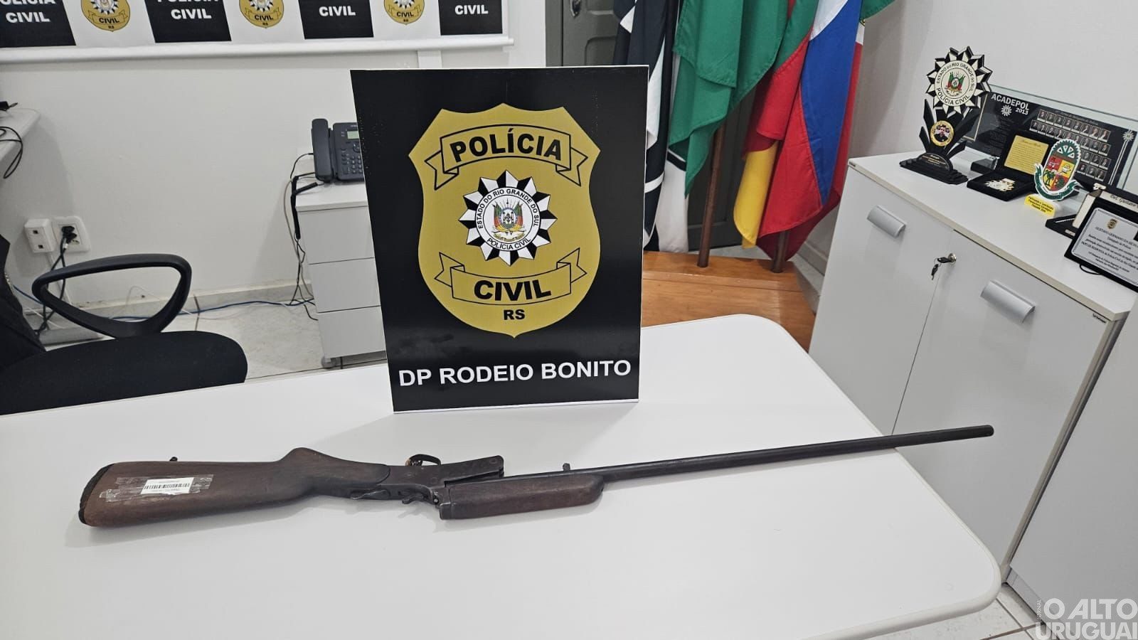 Polícia Civil de Rodeio Bonito cumpre mandado de busca e apreensão