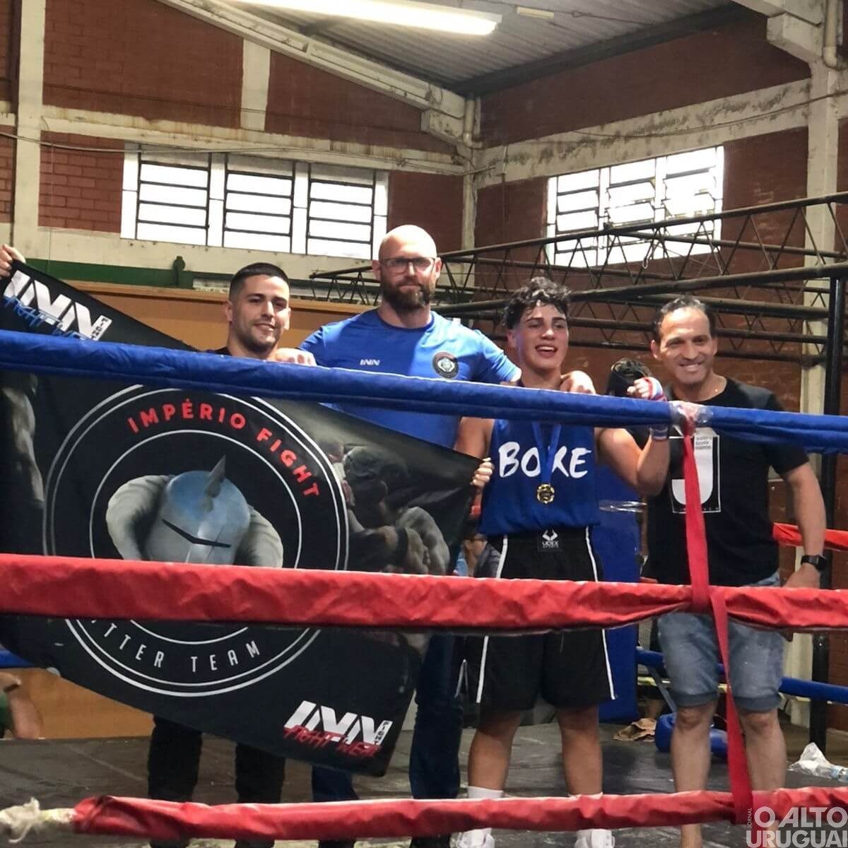 Boxeador frederiquense vence sua primeira luta