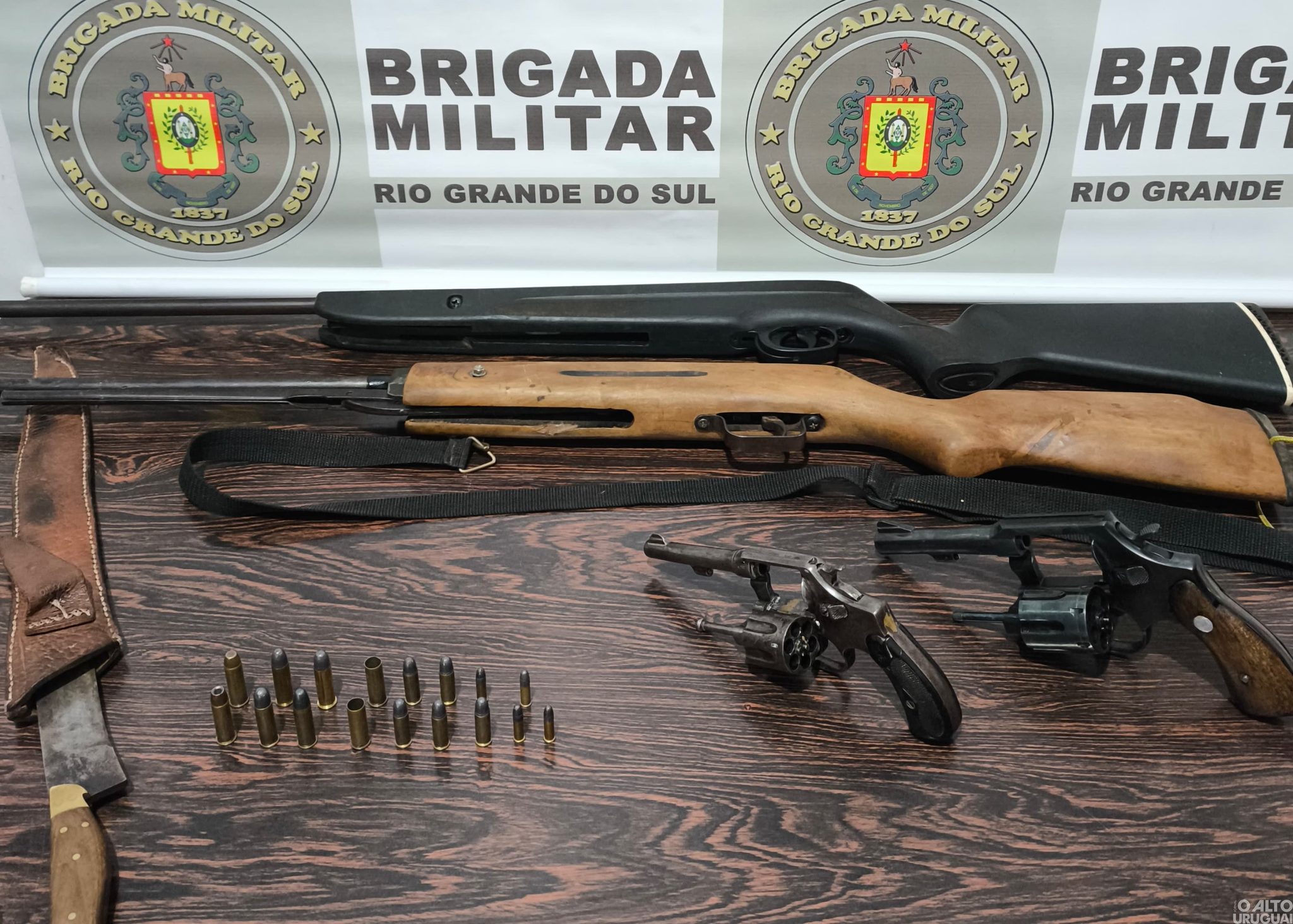 BM prende homem por porte ilegal de arma de fogo em Boa Vista das Missões