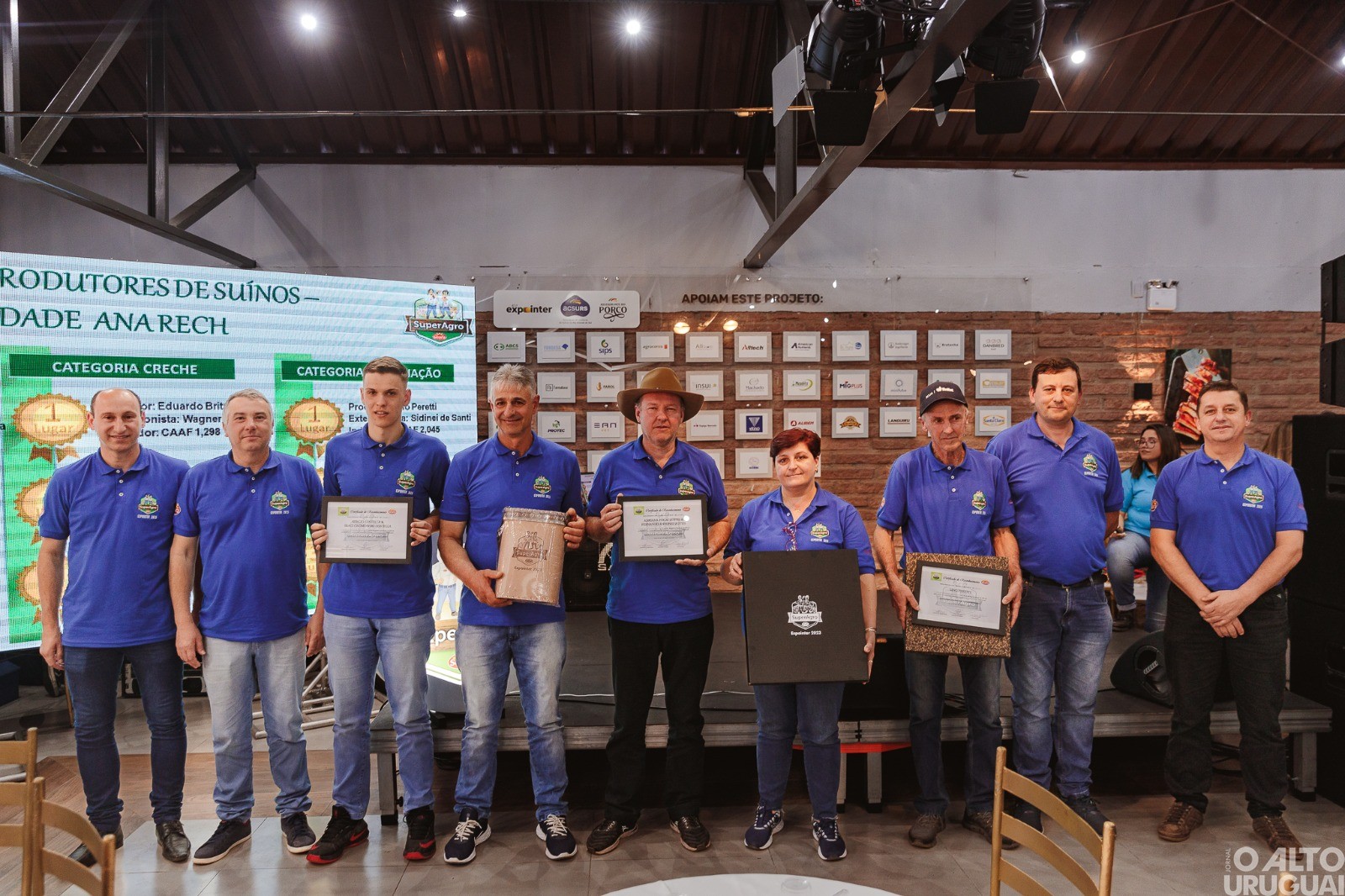 SuperAgro: melhores produtores de suínos são premiados durante a Expointer