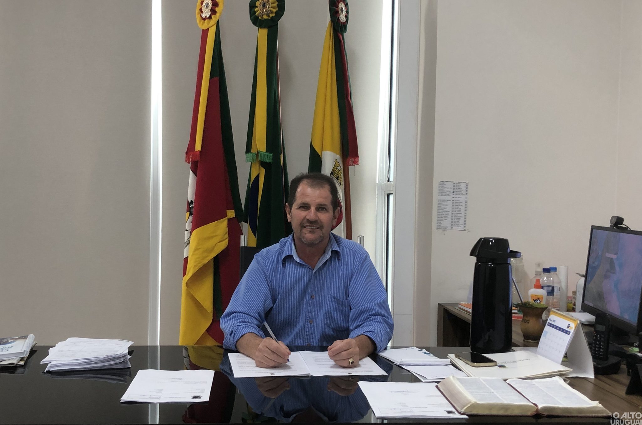 Presidente do Legislativo assume Prefeitura de Rodeio Bonito