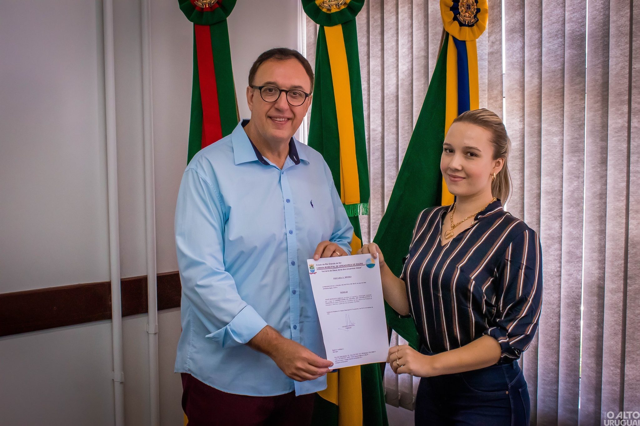 Maitê Gimelli assume a direção da Escola do Legislativo de Iraí