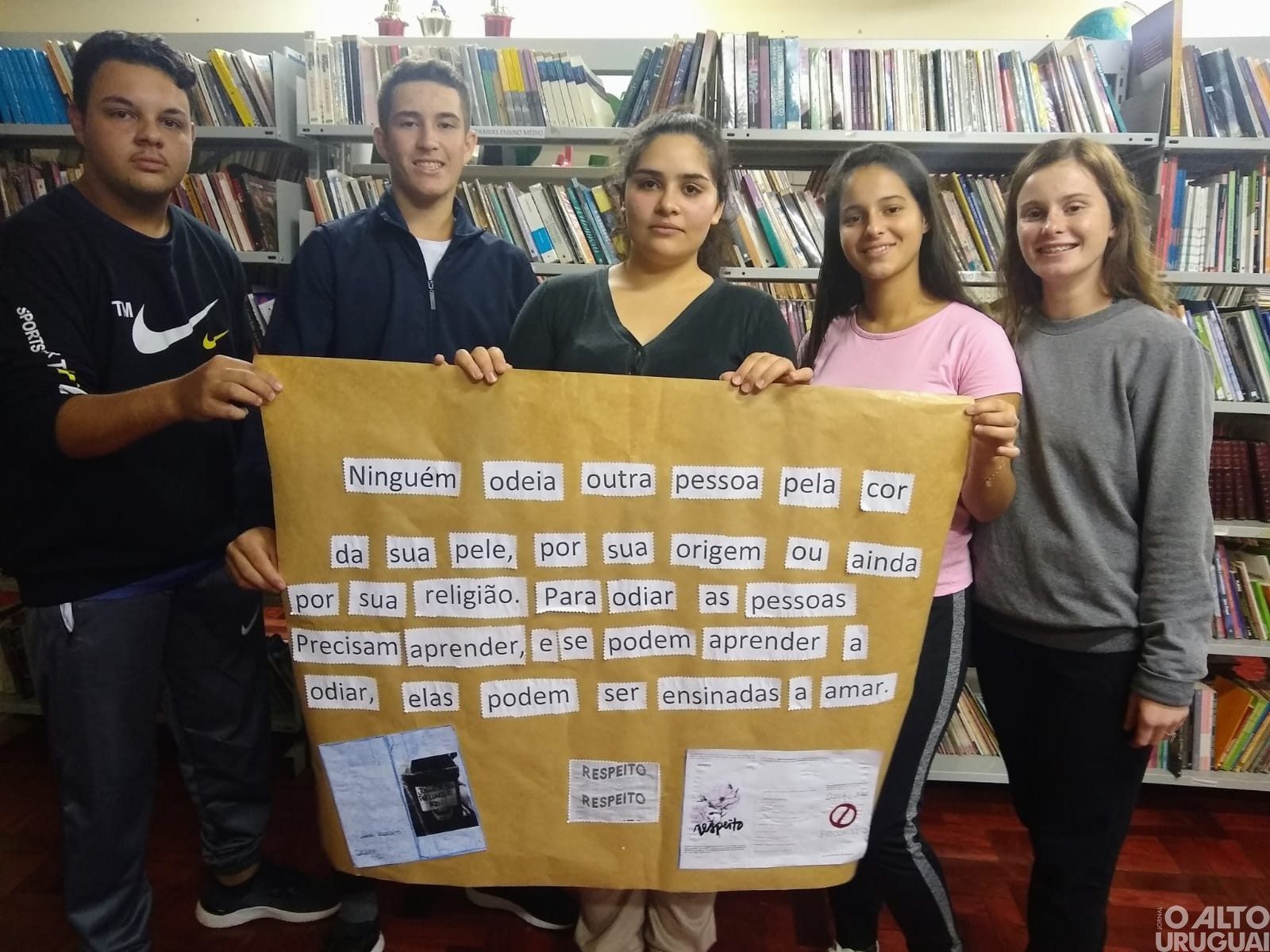 Estudantes de Novo Tiradentes realizam atividades de sustentabilidade