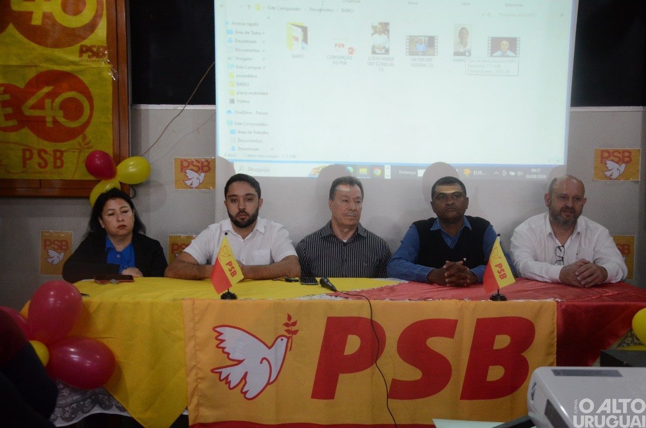 Cláudio Mineiro e João Stefani são pré-candidatos a prefeito e vice-prefeito de Palmeira das Missões pelo PSB