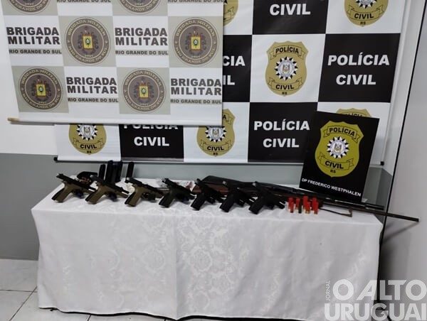 PC e BM apreendem armas estrangeiras em operação na região